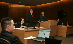 lawyers in a courtroom